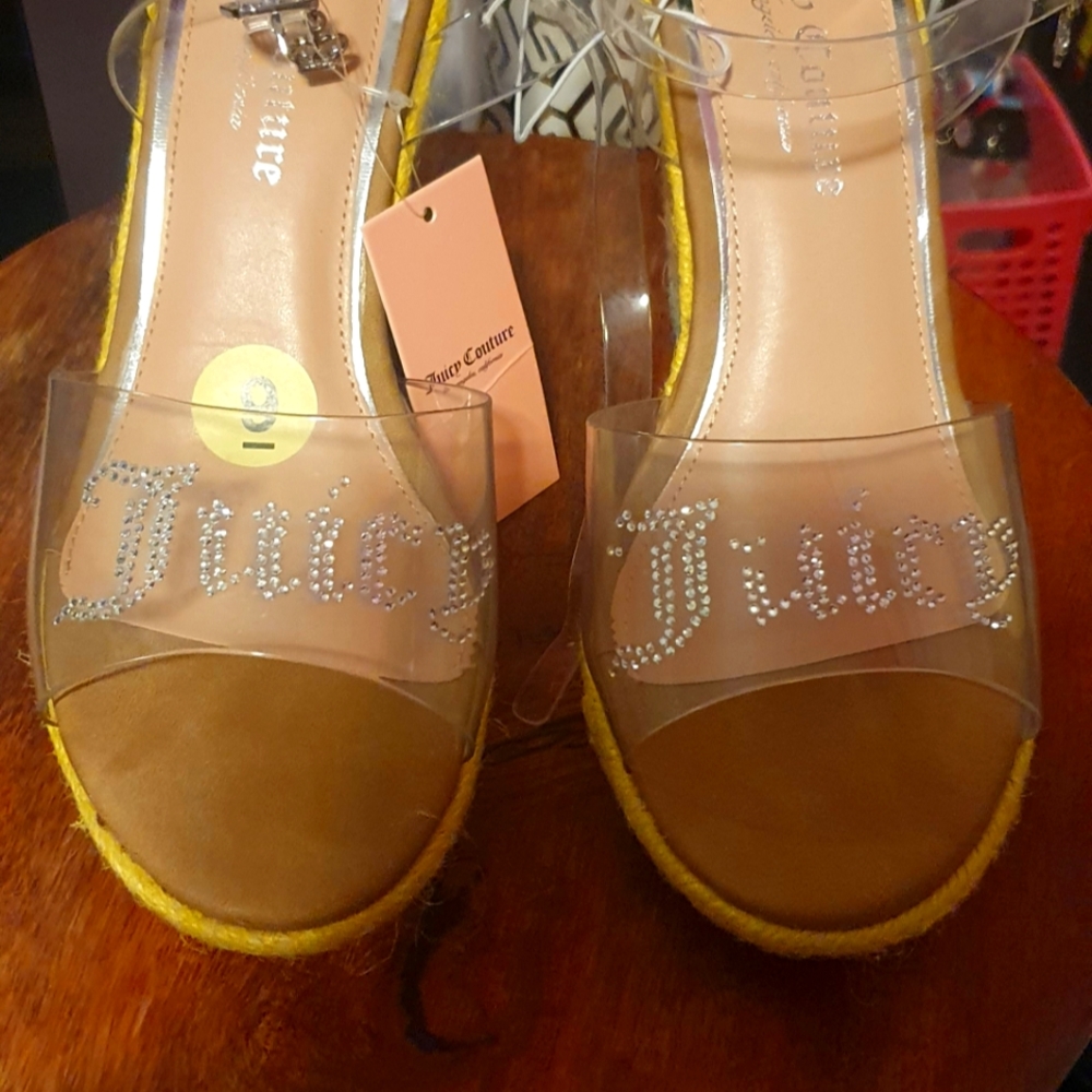 NWT Juicy Rainbow wedge 🌈 Espadrilles